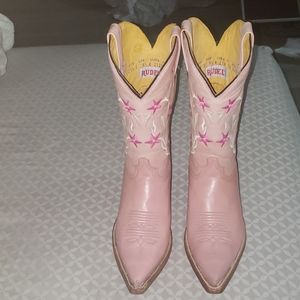 PINK WOMENS COWBOY BOOTS